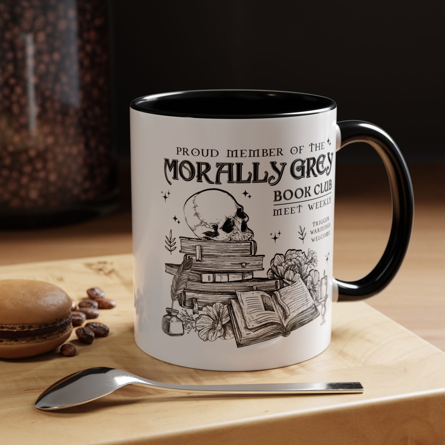 Morally Grey Accent Coffee Mug (11, 15oz)